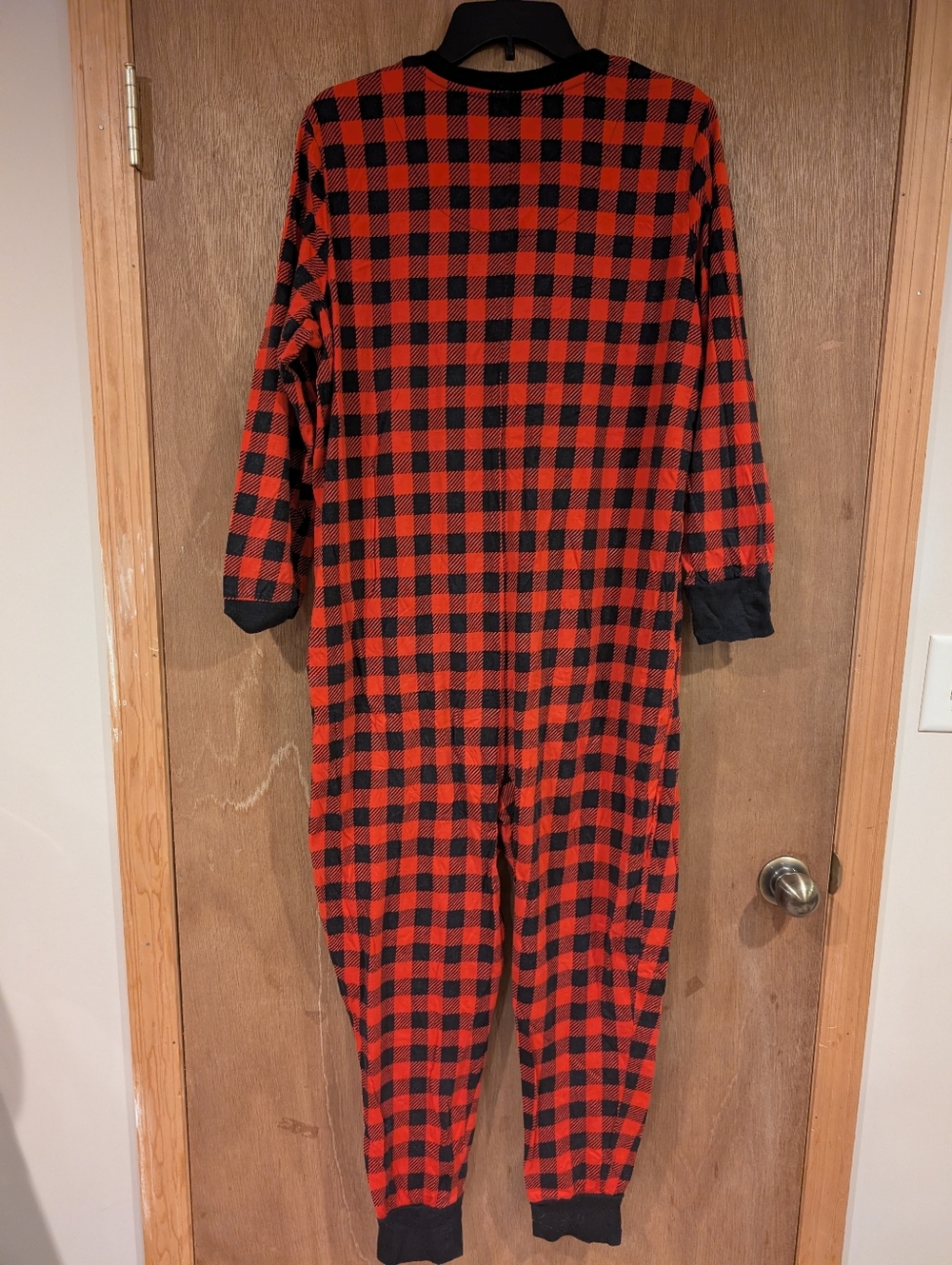 Cuddl Duds Red and Black Buffalo Plaid Jammies - Picture 4 of 4